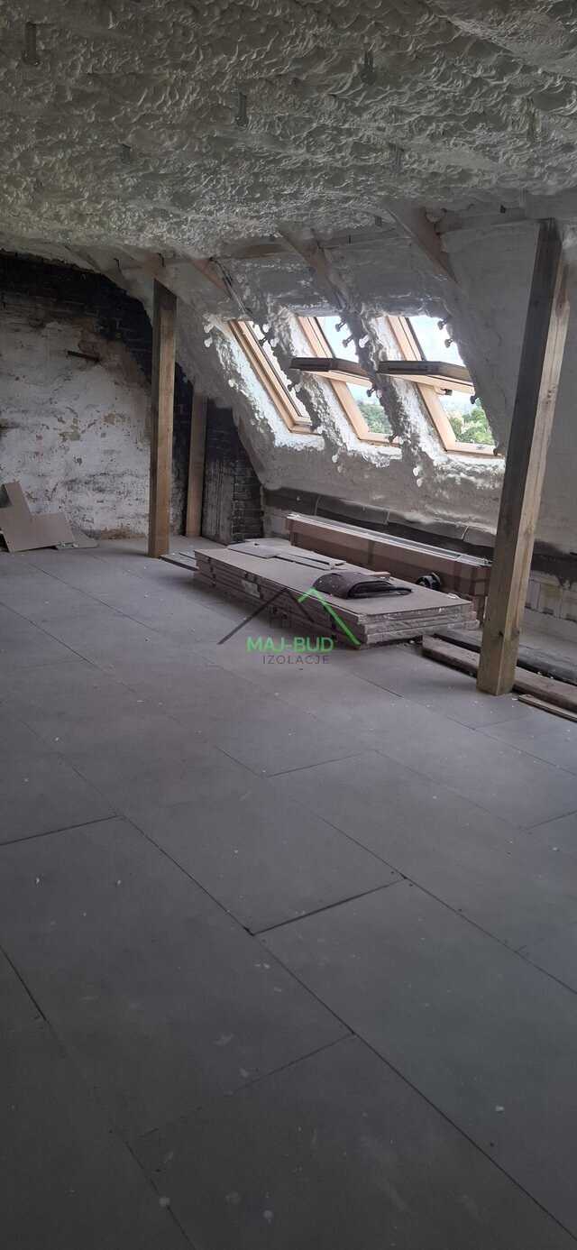 Ocieplanie pianą PUR - Dom jednorodzinny - Szczecin - ul. Chmielewskiego, Szczecin