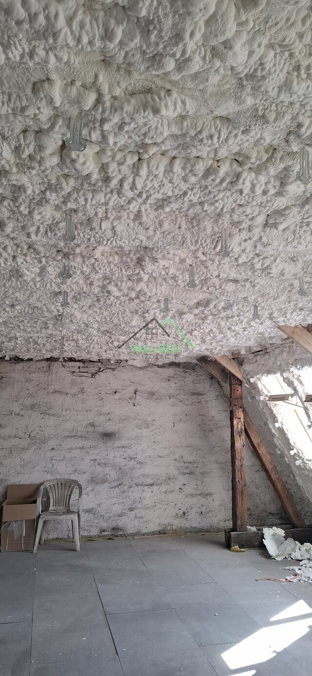 Ocieplanie pianą PUR - Dom jednorodzinny - Szczecin - ul. Chmielewskiego, Szczecin